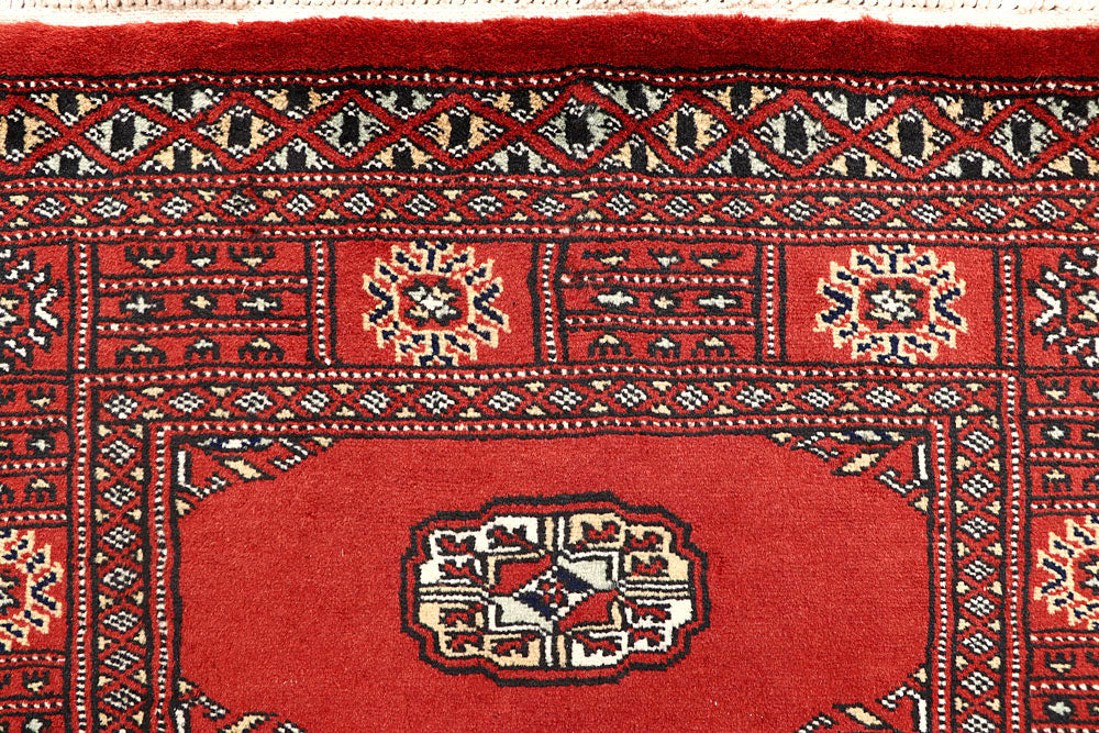 Tomato Bokhara 2' 7 x 14' 4 - No. 60034 - ALRUG Rug Store