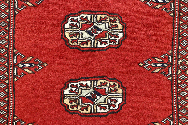 Tomato Bokhara 2' 7 x 14' 4 - No. 60034 - ALRUG Rug Store