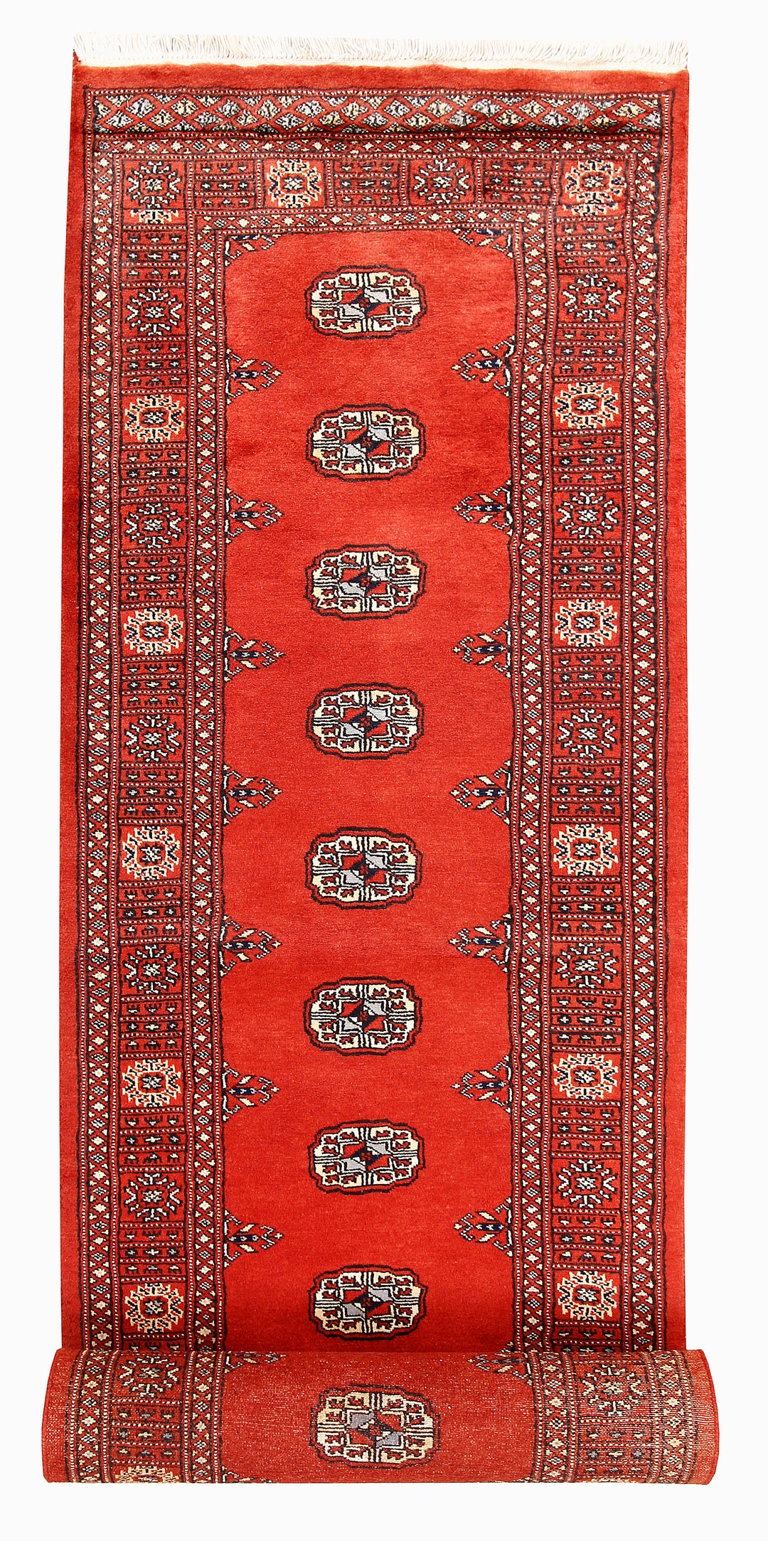 Tomato Bokhara 2' 7 x 14' 2 - No. 60036 - ALRUG Rug Store
