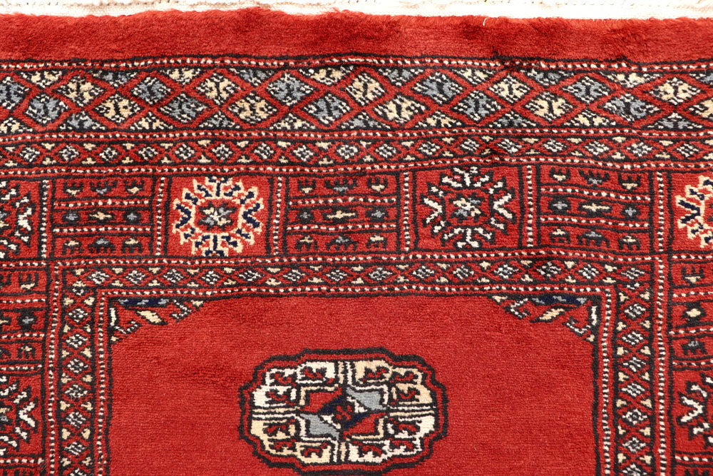 Orange Red Bokhara 2' 7 x 14' - No. 60037 - ALRUG Rug Store
