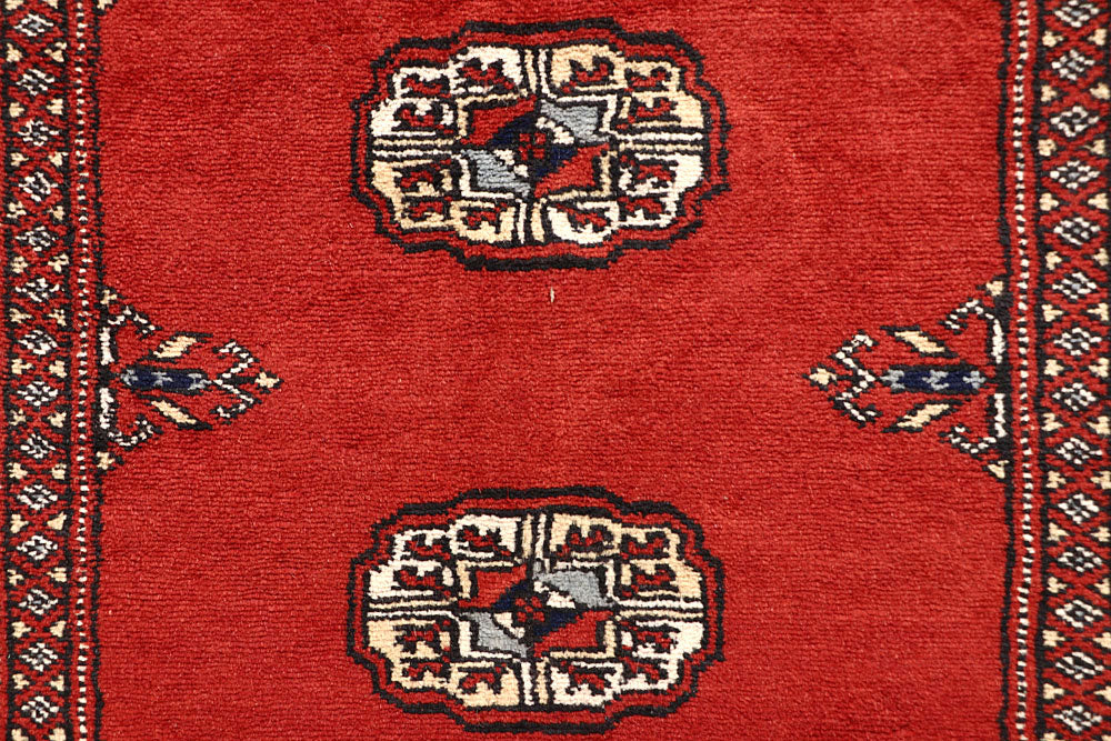 Orange Red Bokhara 2' 7 x 14' - No. 60037 - ALRUG Rug Store