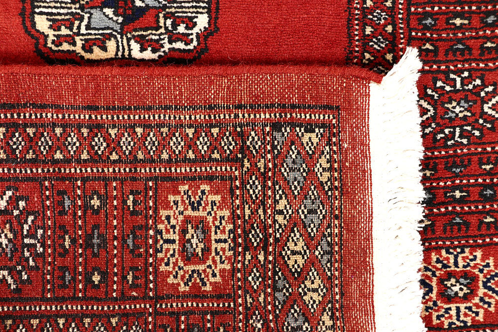 Orange Red Bokhara 2' 7 x 14' - No. 60037 - ALRUG Rug Store