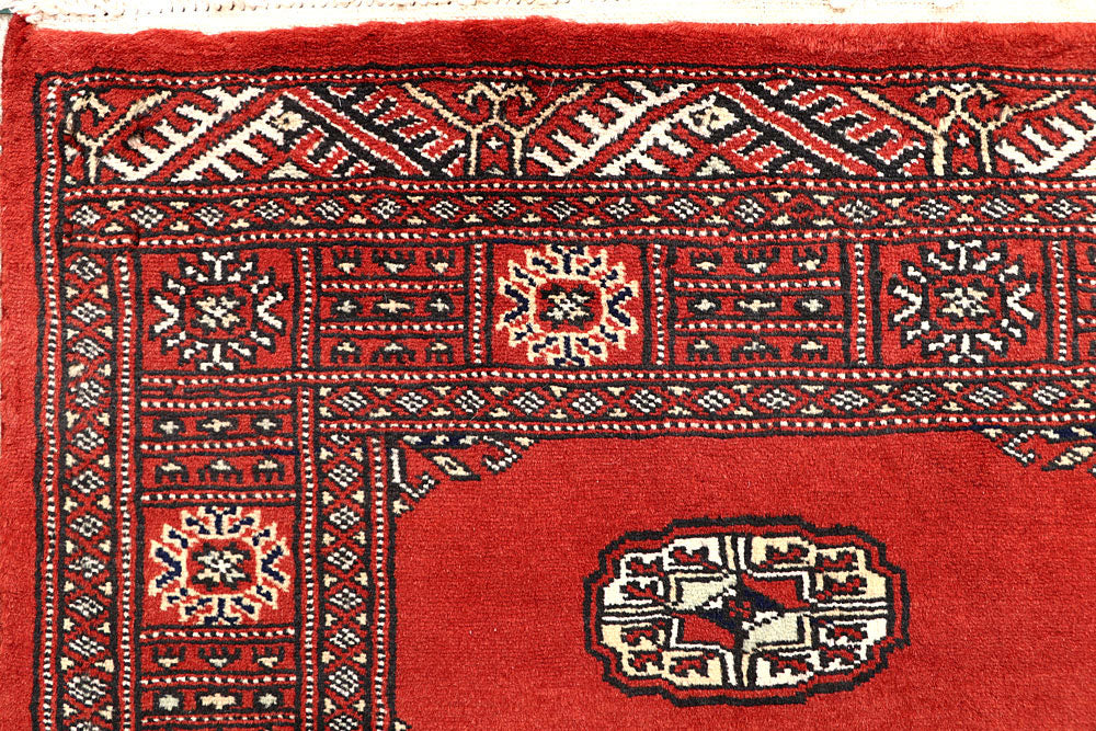 Orange Red Bokhara 2' 6 x 14' - No. 60039 - ALRUG Rug Store
