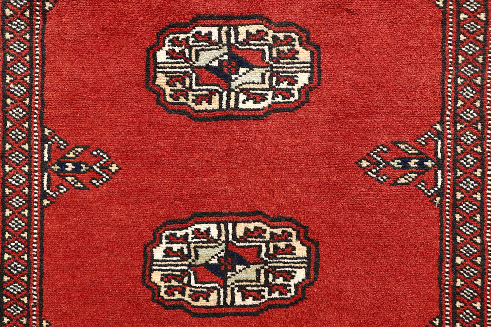Orange Red Bokhara 2' 6 x 14' - No. 60039 - ALRUG Rug Store