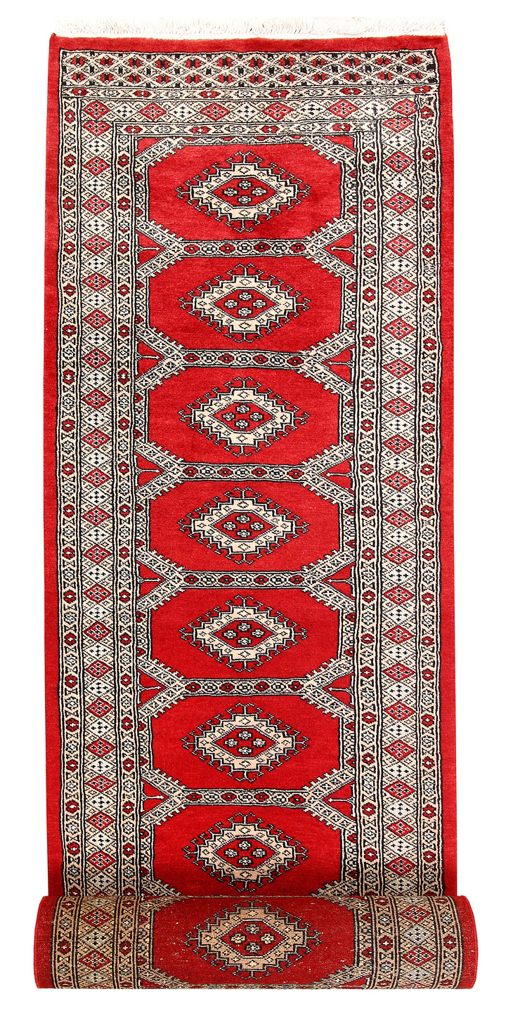 Red Jaldar 2'  7" x 13'  9" - No. QA32511