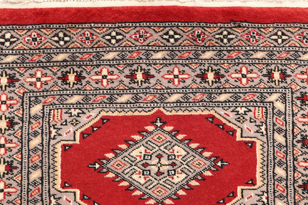 Red Bokhara 2'  7" x 13'  1" - No. QA64072