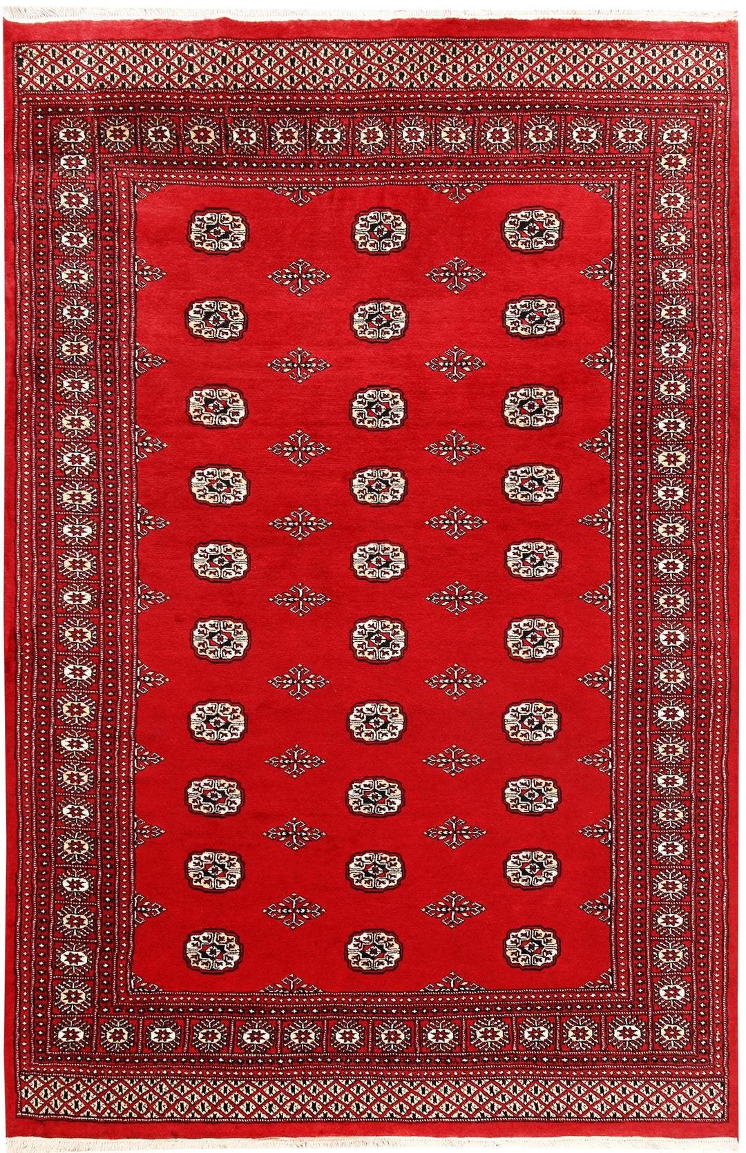 Red Bokhara 6' x 9' 2 - No. 60046 - ALRUG Rug Store