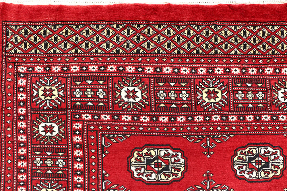 Firebrick Bokhara 6' 1 x 9' 8 - No. 60047 - ALRUG Rug Store