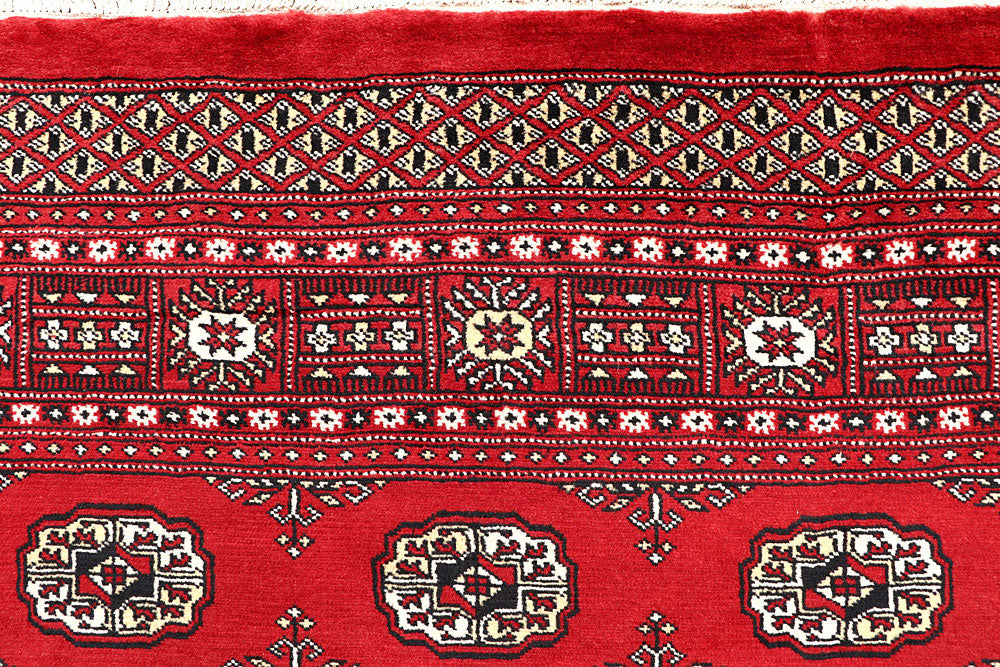 Firebrick Bokhara 6' 1 x 9' 8 - No. 60047 - ALRUG Rug Store
