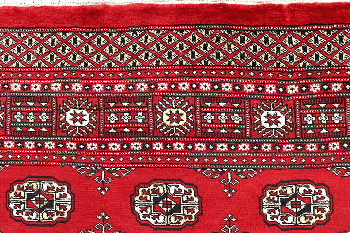 Firebrick Bokhara 6' 1 x 9' 8 - No. 60047 - ALRUG Rug Store