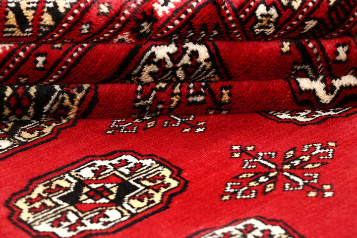 Firebrick Bokhara 6' 1 x 9' 8 - No. 60047 - ALRUG Rug Store