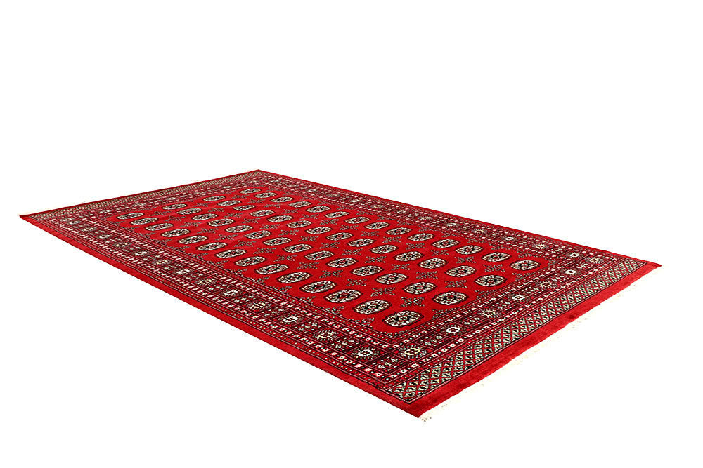 Firebrick Bokhara 6' 1 x 9' 8 - No. 60047 - ALRUG Rug Store