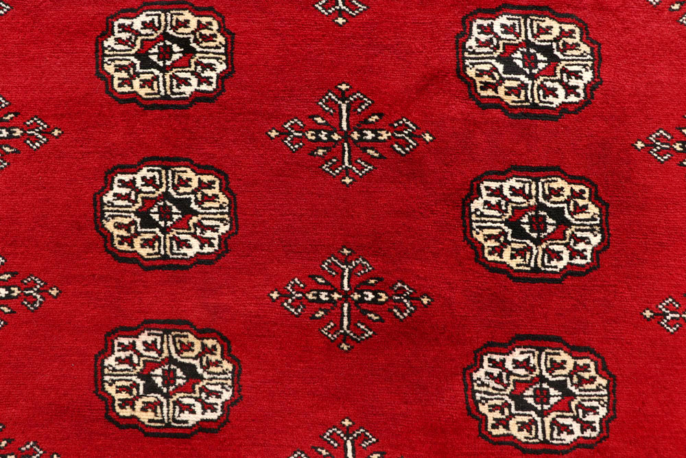 Firebrick Bokhara 6' 2 x 9' 1 - No. 60049 - ALRUG Rug Store