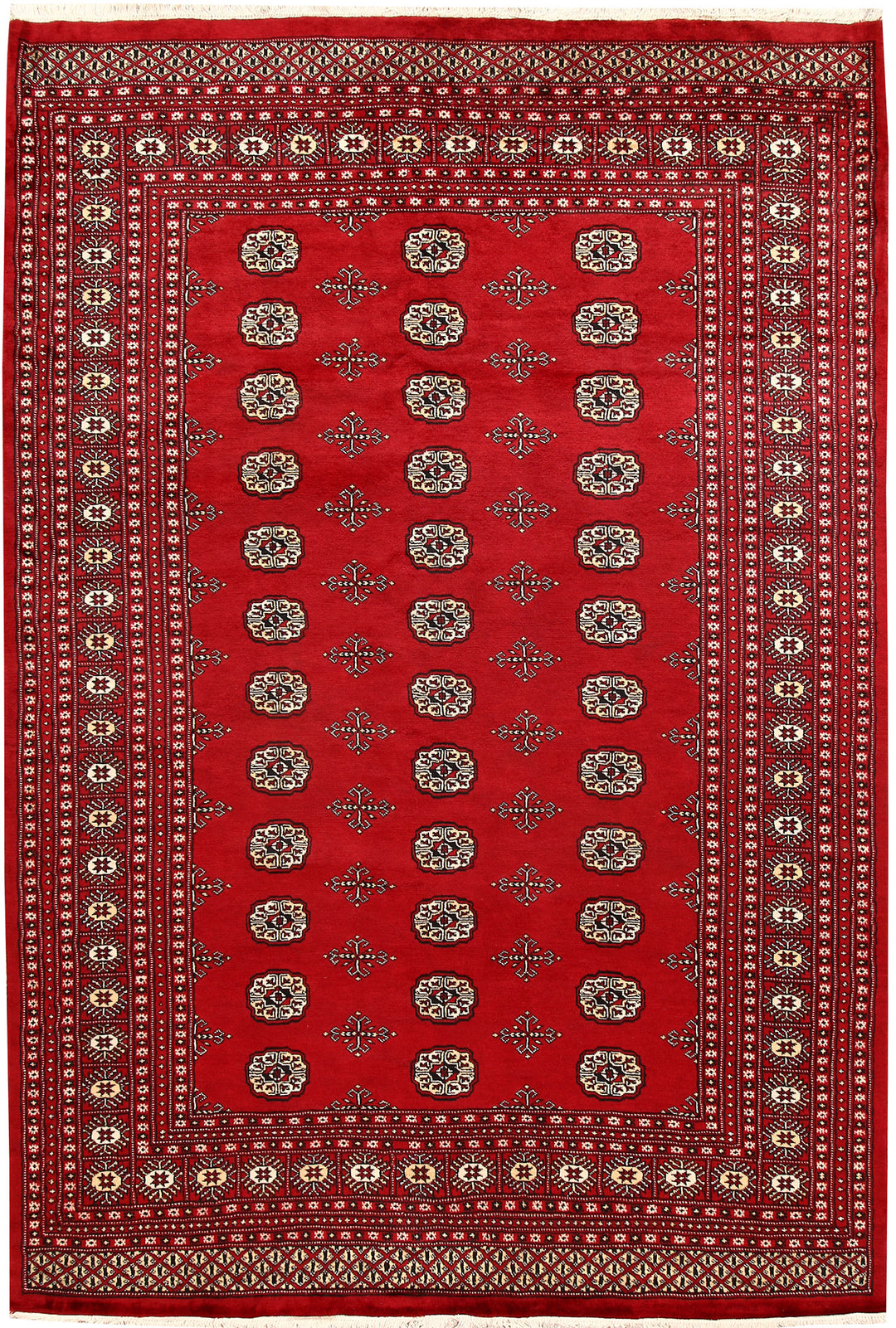 Firebrick Bokhara 6' 2 x 9' 1 - No. 60049 - ALRUG Rug Store