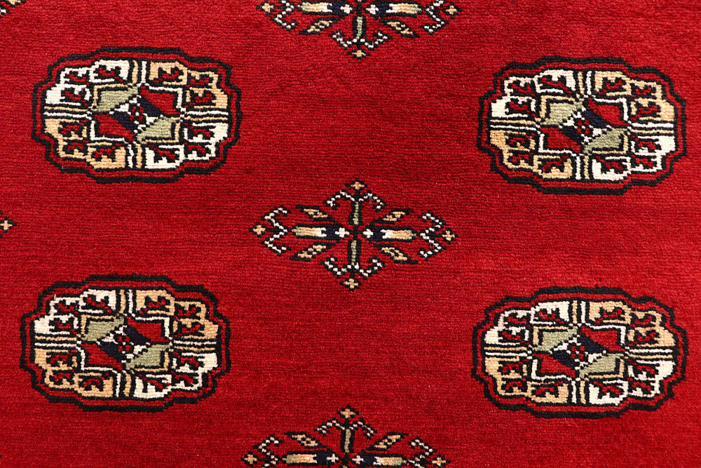 Red Bokhara 5' 11 x 9' 1 - No. 60050 - ALRUG Rug Store