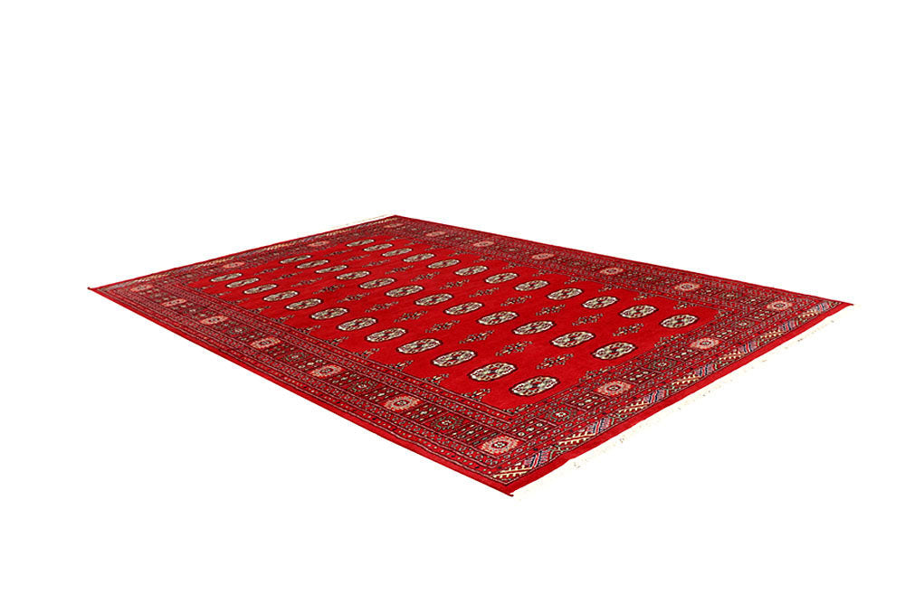 Red Bokhara 5' 11 x 9' 1 - No. 60050 - ALRUG Rug Store