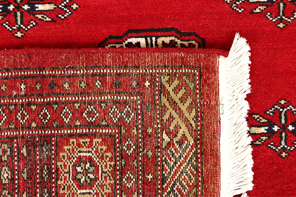 Red Bokhara 5' 11 x 9' 1 - No. 60050 - ALRUG Rug Store