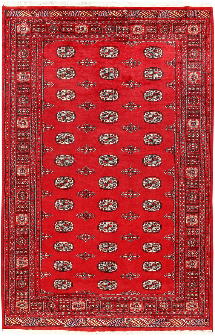 Red Bokhara 5' 11 x 9' 1 - No. 60050 - ALRUG Rug Store