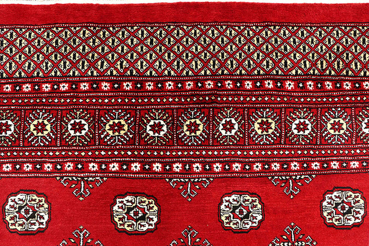 Red Bokhara 6'  1" x 9'  3" - No. QA93049