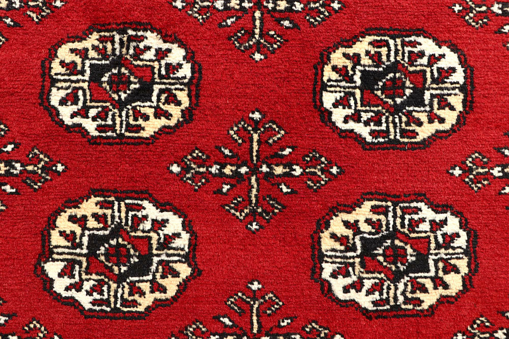 Red Bokhara 6' 1 x 9' 4 - No. 60054 - ALRUG Rug Store