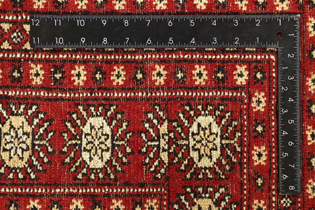 Red Bokhara 6'  1" x 9'  4" - No. QA28308
