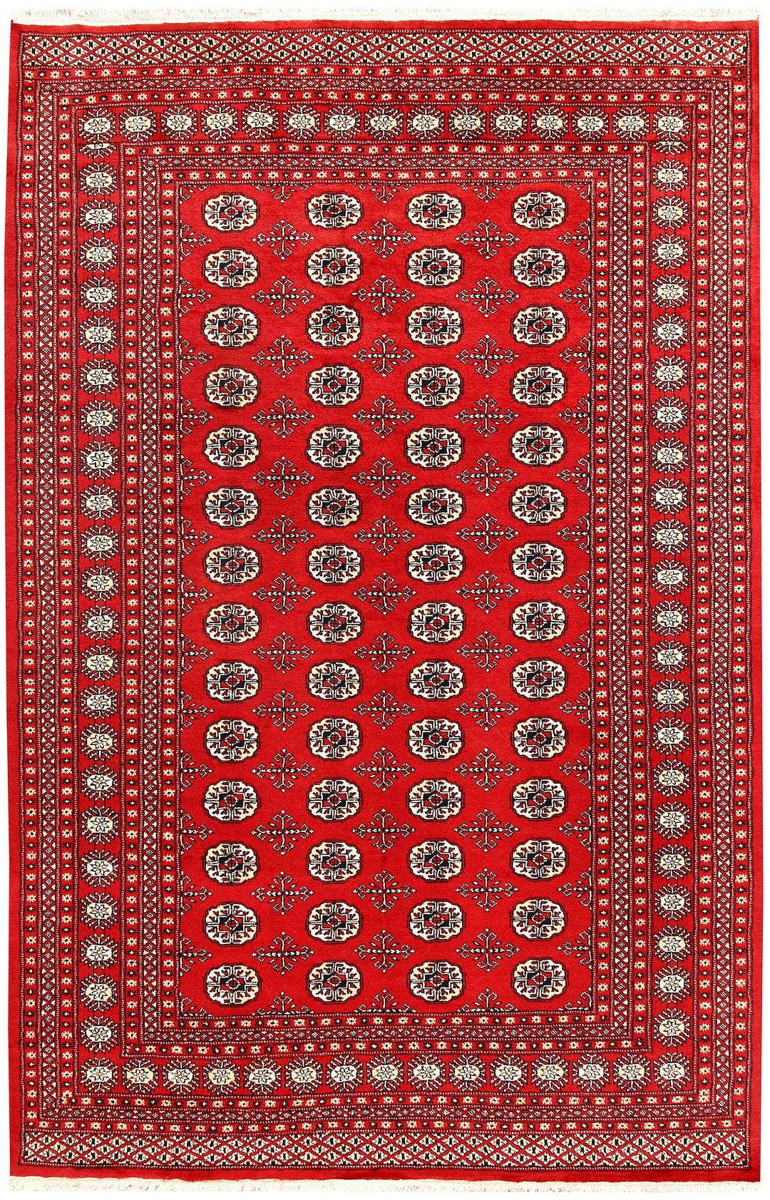 Red Bokhara 6' 1 x 9' 4 - No. 60054 - ALRUG Rug Store