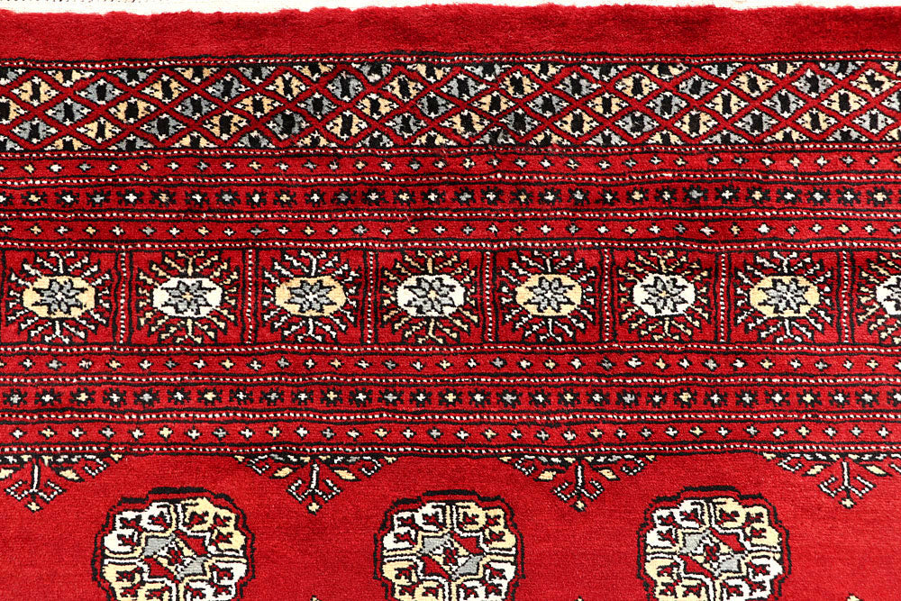 Red Bokhara 6' 6 x 9' 2 - No. 60055 - ALRUG Rug Store