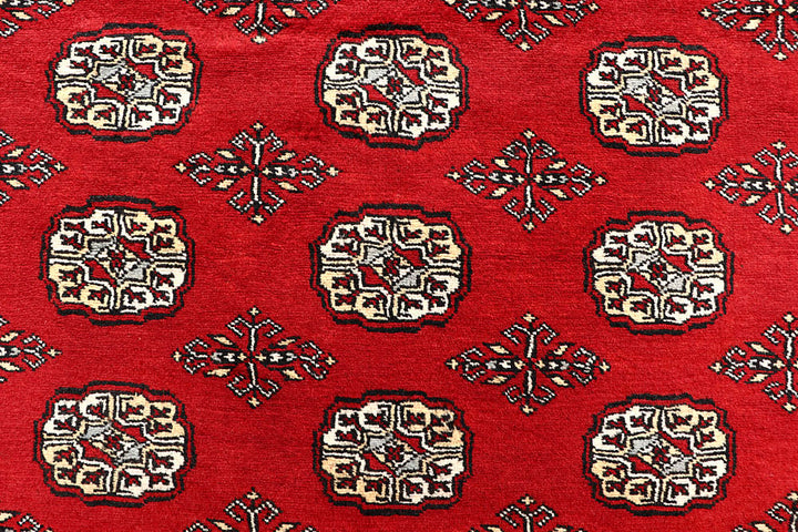 Red Bokhara 6' 6 x 9' 2 - No. 60055 - ALRUG Rug Store