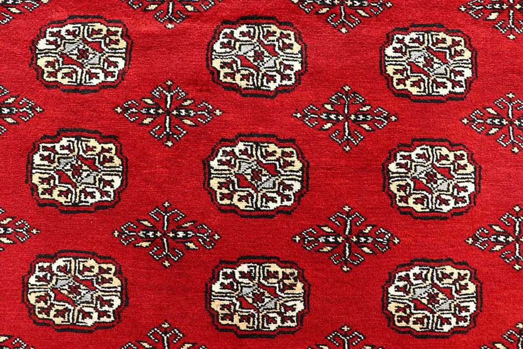 Red Bokhara 6'  6" x 9'  2" - No. QA20110