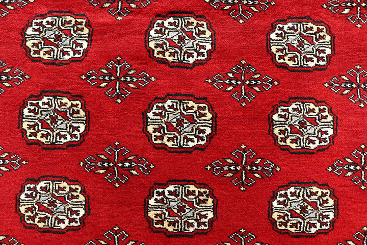 Red Bokhara 6'  6" x 9'  2" - No. QA20110