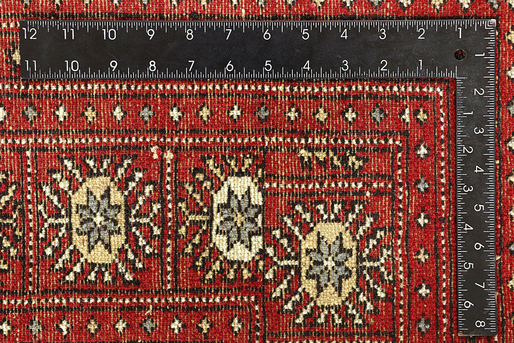 Red Bokhara 6' 6 x 9' 2 - No. 60055 - ALRUG Rug Store