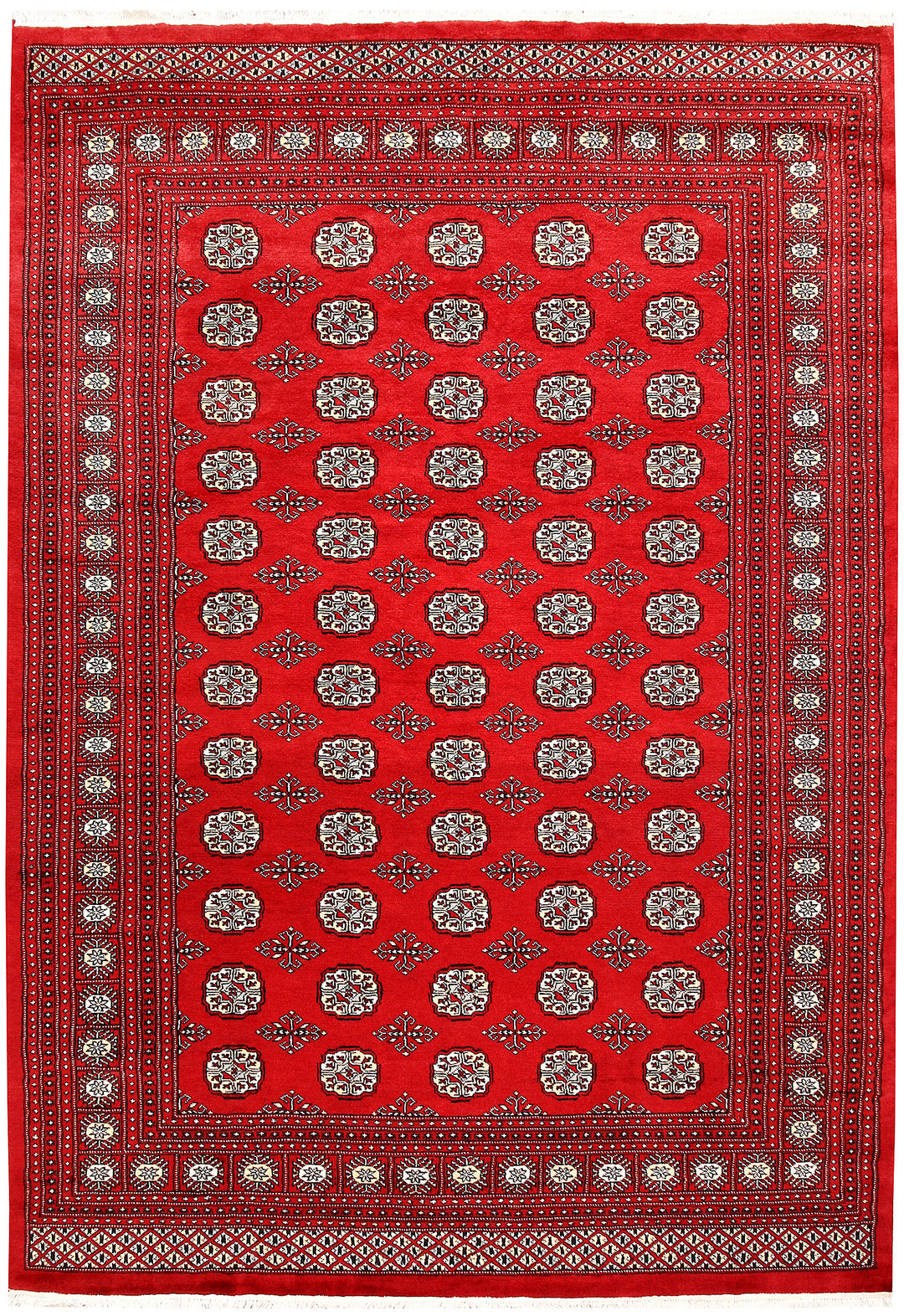 Red Bokhara 6' 6 x 9' 2 - No. 60055 - ALRUG Rug Store