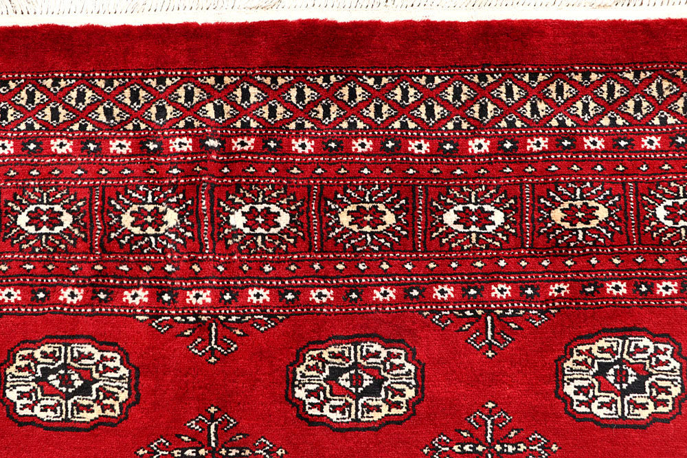 Red Bokhara 6' x 9' 2 - No. 60056 - ALRUG Rug Store
