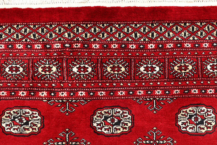 Red Bokhara 6' x 9' 2 - No. 60056 - ALRUG Rug Store