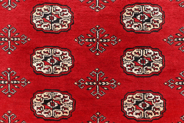 Red Bokhara 6' x 9' 2 - No. 60056 - ALRUG Rug Store