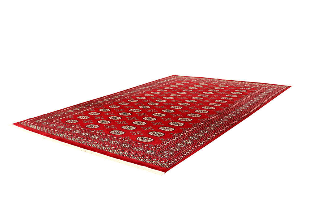 Red Bokhara 6' x 9' 2 - No. 60056 - ALRUG Rug Store