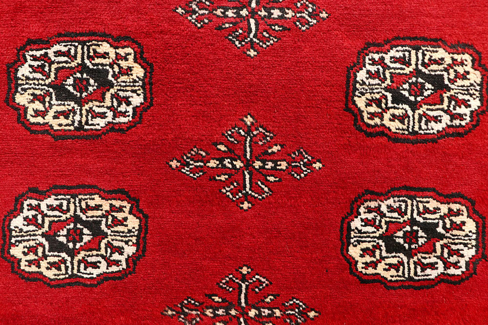 Red Bokhara 6' 1 x 9' 2 - No. 60057 - ALRUG Rug Store