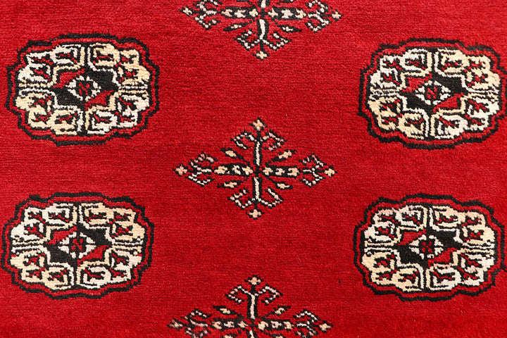 Red Bokhara 6' 1 x 9' 2 - No. 60057 - ALRUG Rug Store