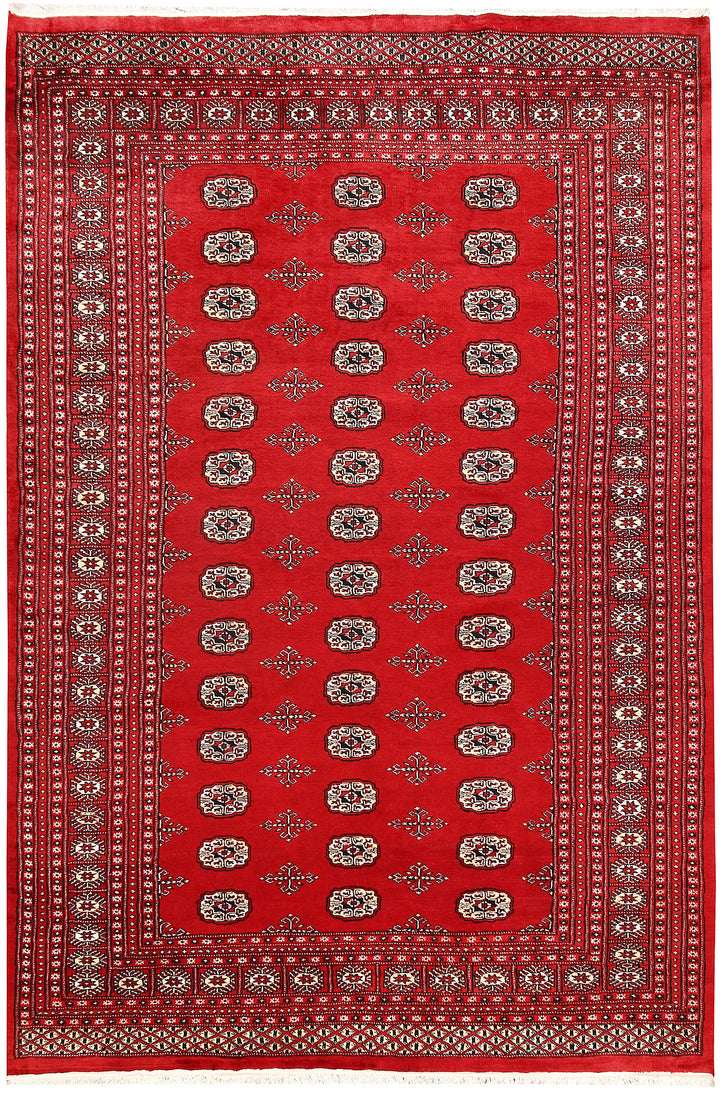 Red Bokhara 6' 1 x 9' 2 - No. 60057 - ALRUG Rug Store