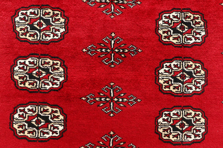 Red Bokhara 5' 11 x 9' 1 - No. 60058 - ALRUG Rug Store