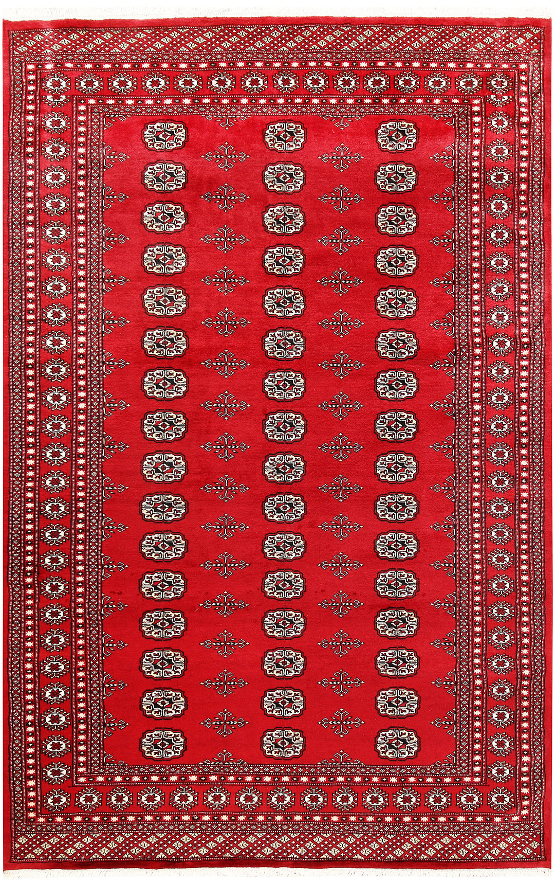 Red Bokhara 5' 11 x 9' 1 - No. 60058 - ALRUG Rug Store