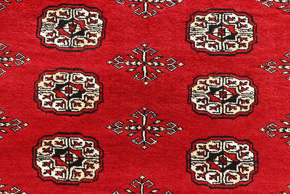 Red Bokhara 6' 1 x 9' 1 - No. 60059 - ALRUG Rug Store