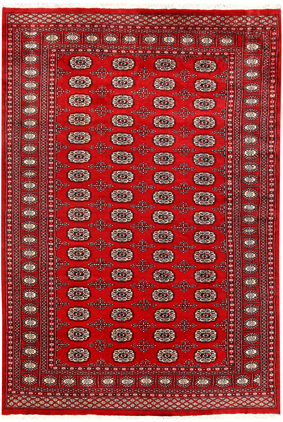 Firebrick Bokhara 5' 10 x 8' 6 - No. 60060 - ALRUG Rug Store