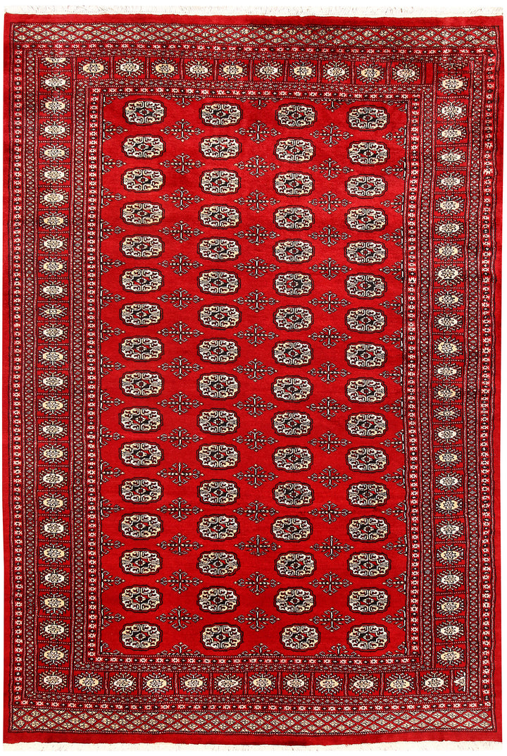 Firebrick Bokhara 5' 10 x 8' 6 - No. 60060 - ALRUG Rug Store