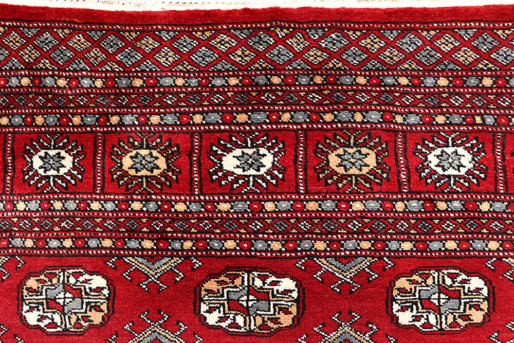Firebrick Bokhara 5' 11 x 8' 10 - No. 60062 - ALRUG Rug Store