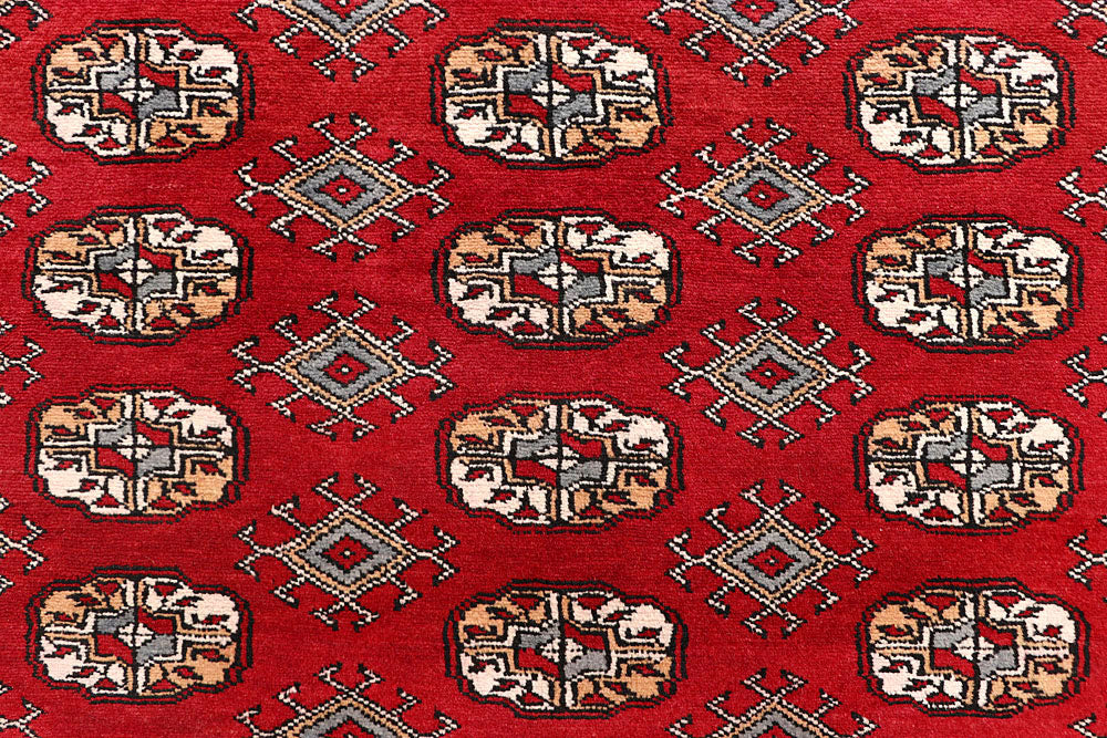 Firebrick Bokhara 5' 11 x 8' 10 - No. 60062 - ALRUG Rug Store