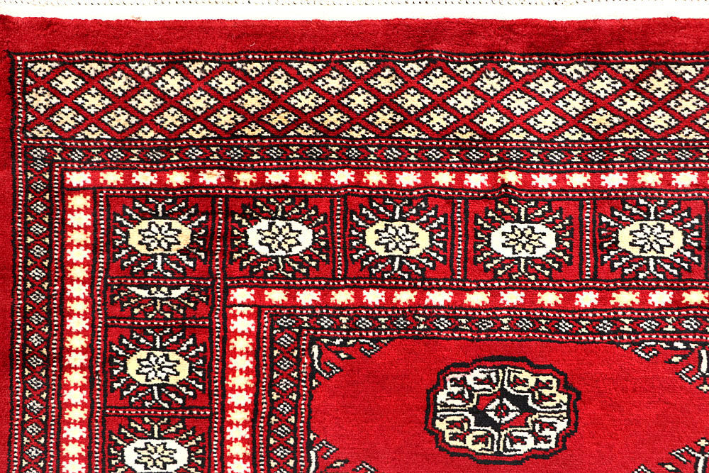 Firebrick Bokhara 6' x 8' 10 - No. 60063 - ALRUG Rug Store