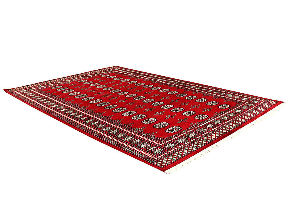 Firebrick Bokhara 6' x 8' 10 - No. 60063 - ALRUG Rug Store