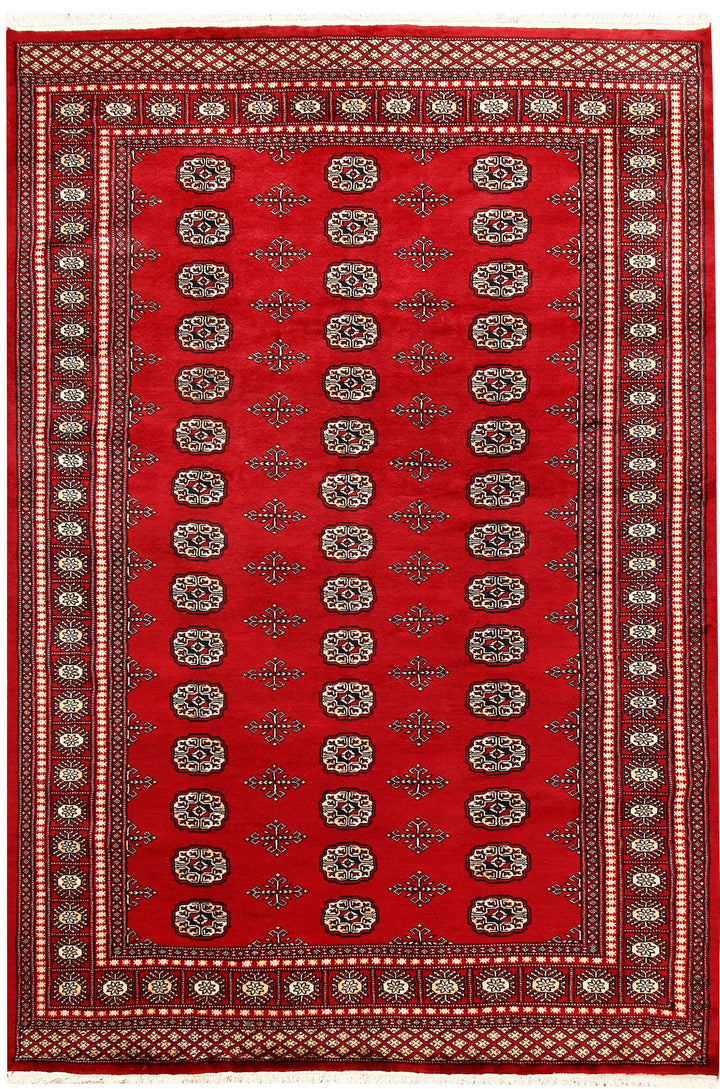 Firebrick Bokhara 6' x 8' 10 - No. 60063 - ALRUG Rug Store