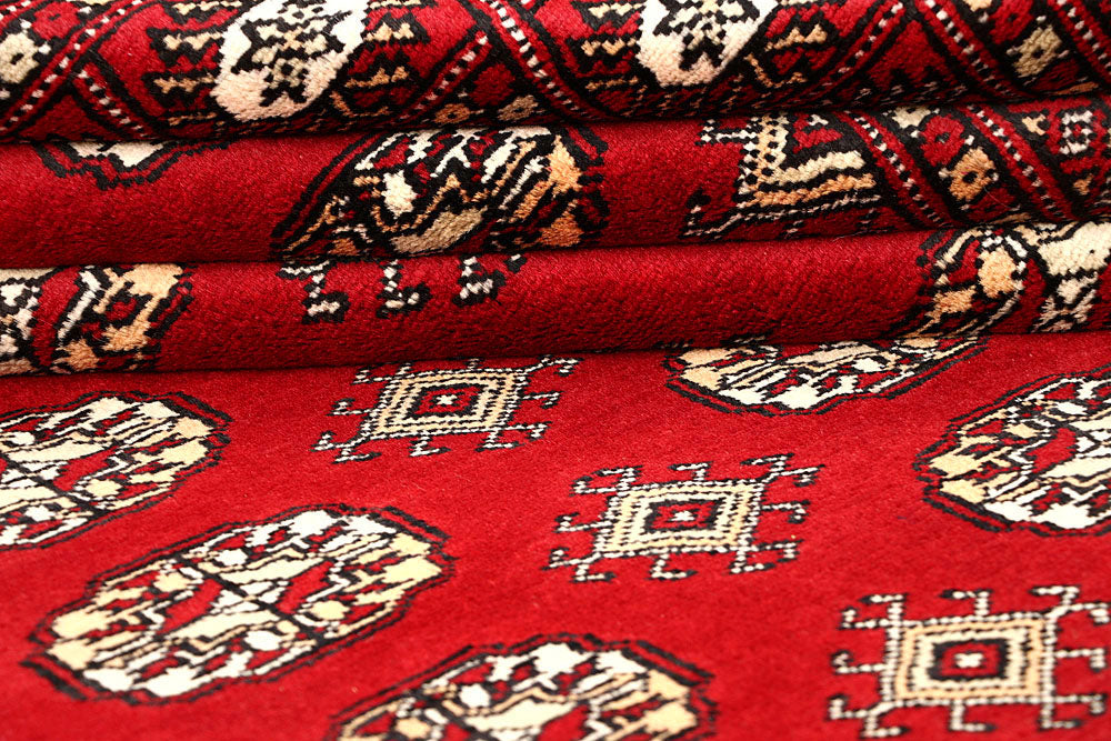 Firebrick Bokhara 6' x 9' 3 - No. 60064 - ALRUG Rug Store